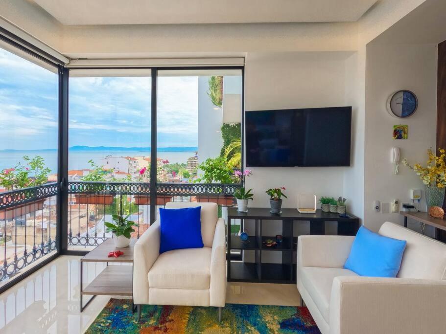 Luxury Oceanview Modern Condo Puerto Vallarta Dış mekan fotoğraf